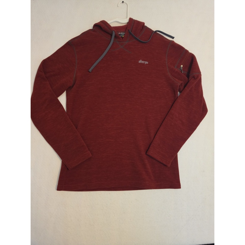 Sherpa Adventure Gear Hoodie Mens XL Fleece Polartec Pullover Zip Pocket